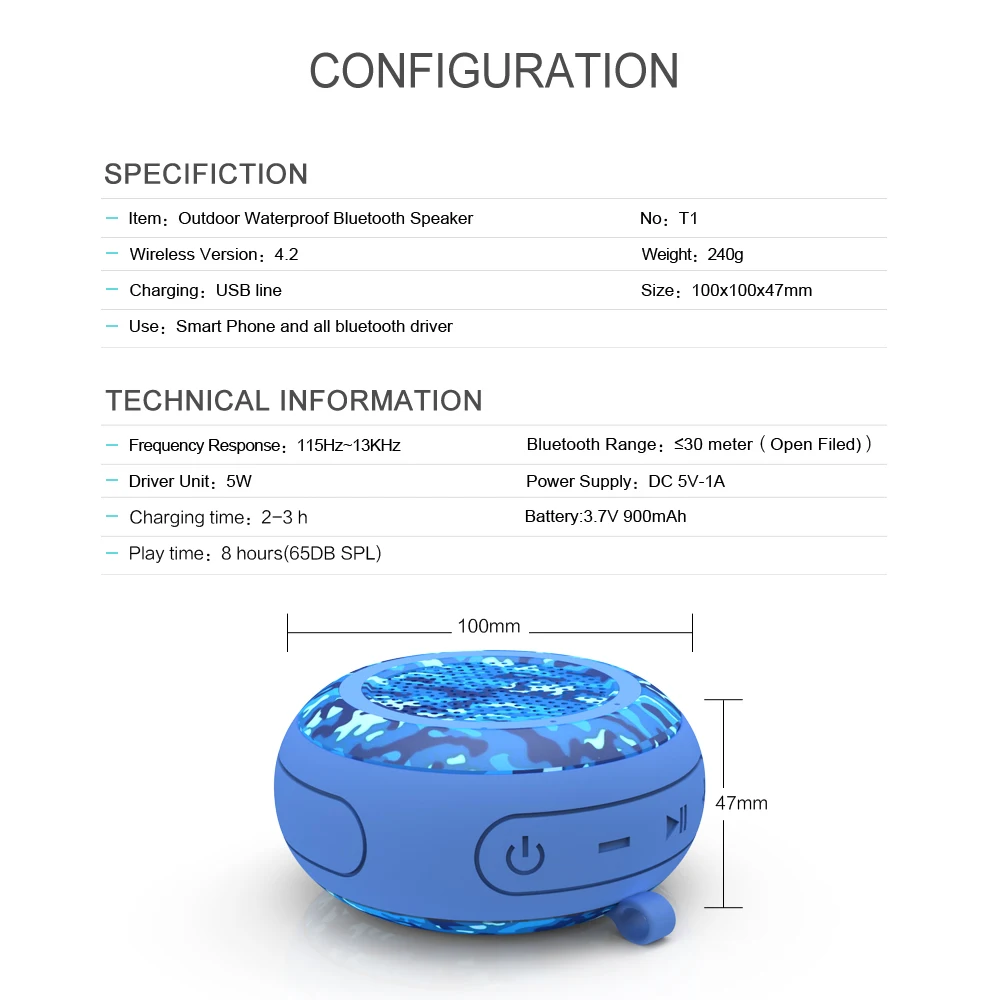 Водонепроницаемый Bluetooth-динамик CYBORIS портативный беспроводной плавающий Bluetooth