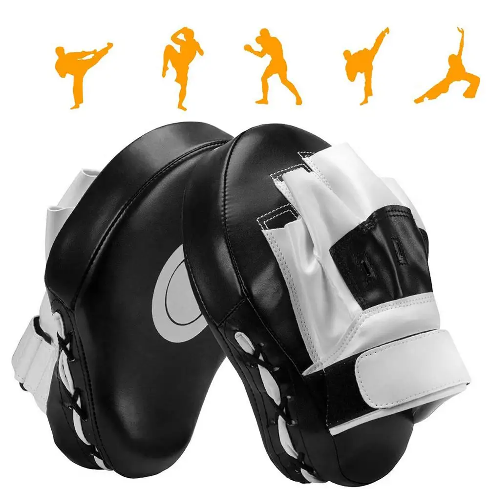 Ручная мишень MMA Focus Punch Pad Muay Thai Изогнутая рука Target Kick pads кикбоксинг перчатка с