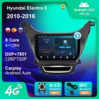 Автомобильное радио, стерео, GPS-навигатор, Android 10 для Hyundai Elantra 2010-2016, Android Auto, 4G, Wi-Fi, BT, DSP, BT, Carplay, 2 Din, DVD-плеер