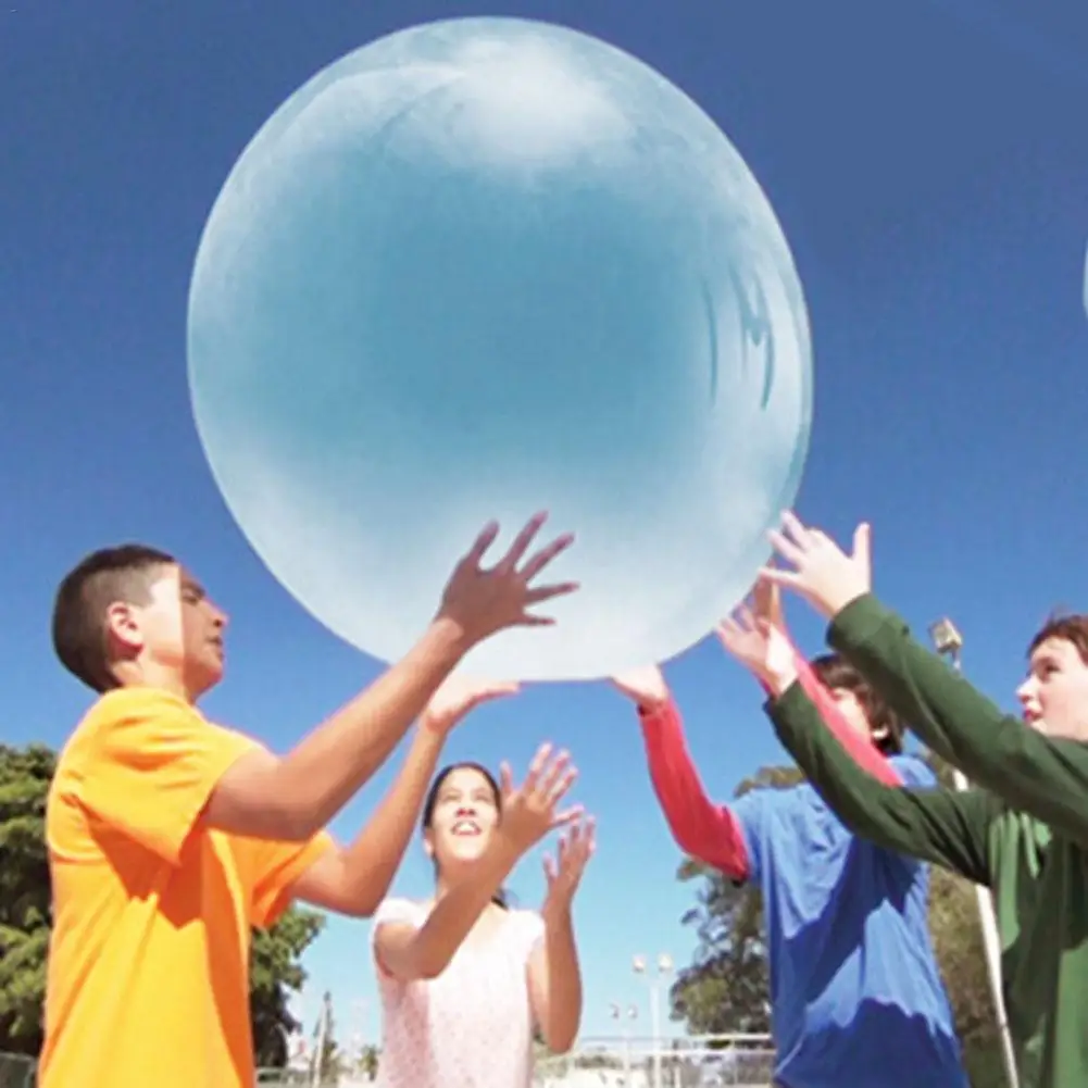 

Oversized Inflatable Ball Toy TPR Transparent Beach Bubble Ball Filled With Water Balloon