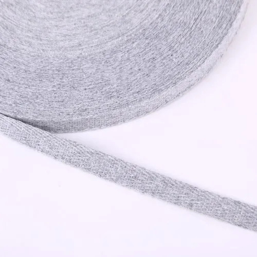 1 Hemp gray 1 см 2 см Разноцветные елочные ленты хлопок тканая лента шитье оверлок ткань ремень DIY Аксессуары 3 метра - Цвет: 1 Hemp gray