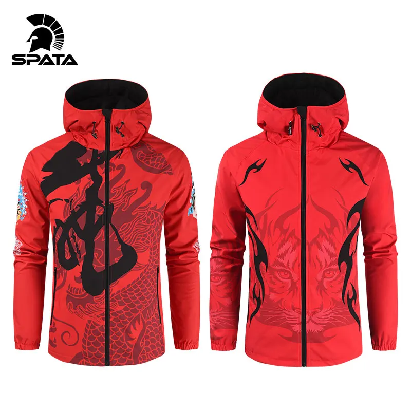 SPATA 2021 Новая мужская ветровка водонепроницаемая термальная дышащая толстовка с