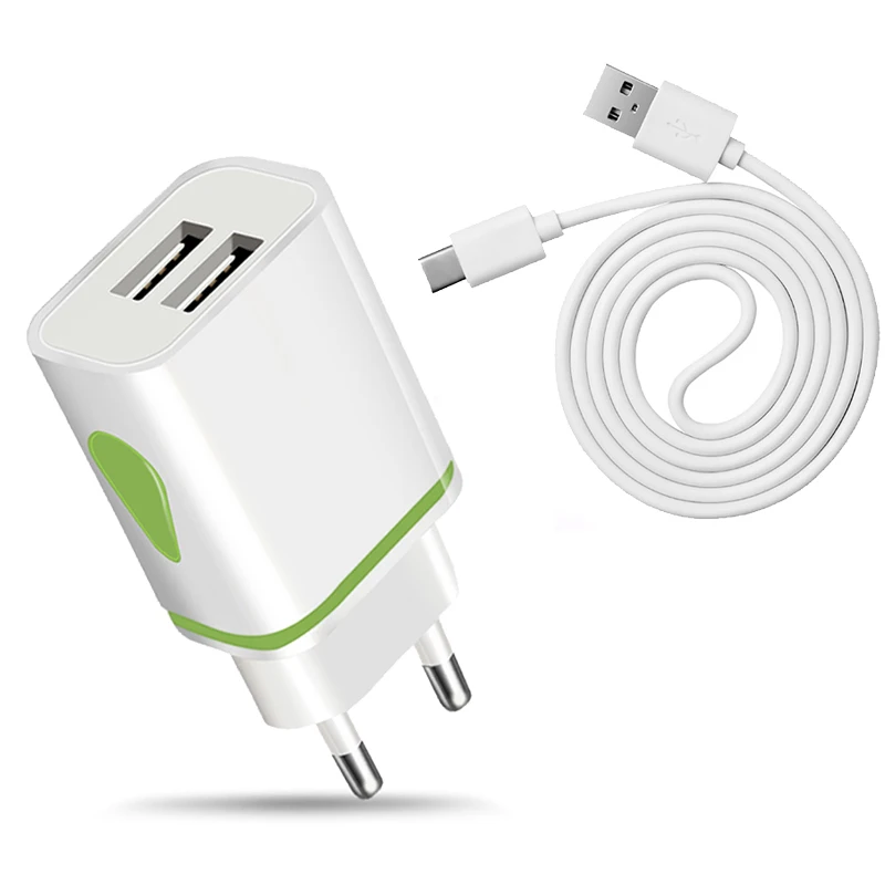 USB C кабель 2 порта зарядное устройство ЕС плюс тип линии для Asus Zenfone 5z ZS620KL 5 ZE620KL 6