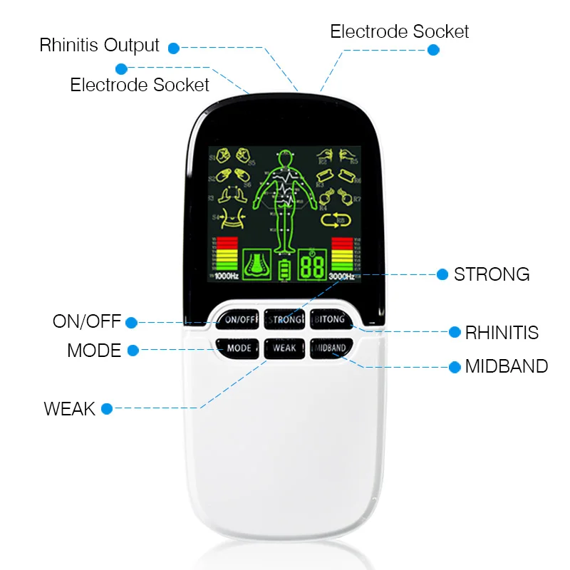 Стимулятор мышц всего тела Расслабляющий массажер десятки иглоукалывание