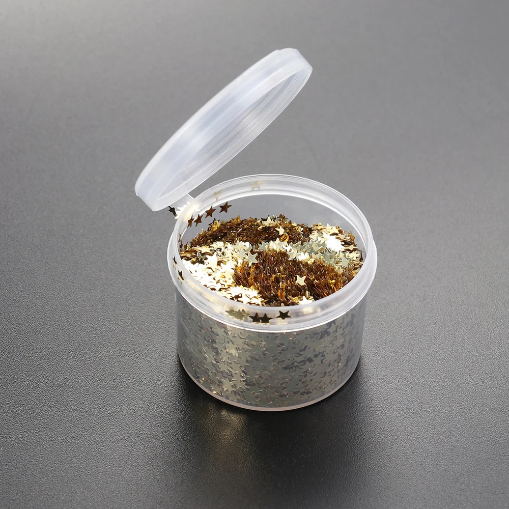 3 мм пятиконечная звезда блёстки дизайн ногтей организатор DIY ремесло поставки