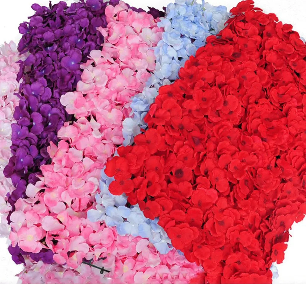 

40X60CM Creative Artificial Flower Wall Artificial Flower Row Background Wall Christmas Silk Modern Decoration Wall Wedding