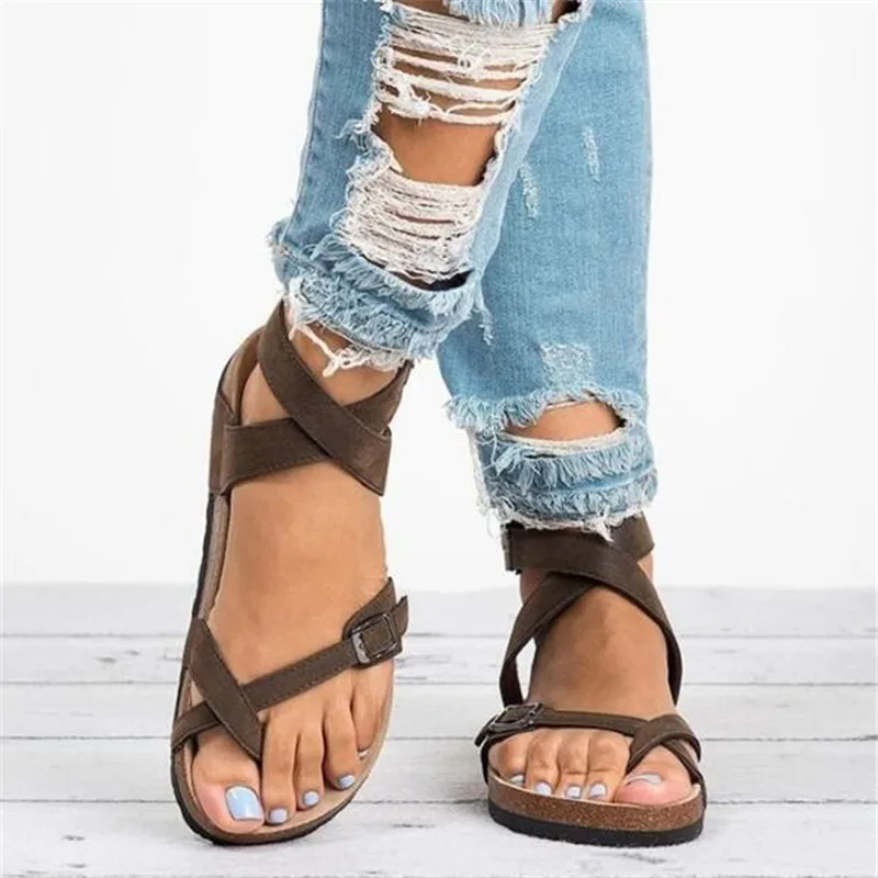 

Summer low-heeled large size women's sandals platform fashion casual flat bottom women slippers womens shoes slides beach shoes