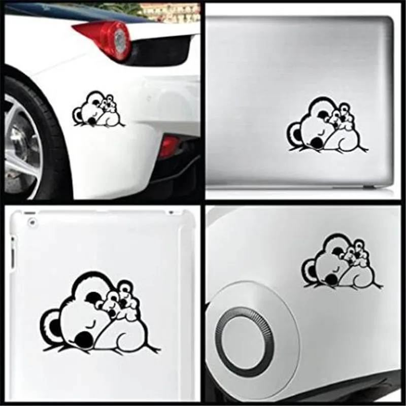 DAWASARU Koala спящие вместе наклейки с персонажами из мультфильмов виниловые подходит