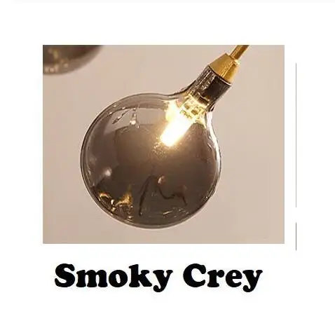 Smoky Gray shade Современный светодиодный креативный подвесной светильник firfly черного золота прямоугольная Подвесная лампа для столовой кухни - Цвет корпуса: Smoky Gray shade