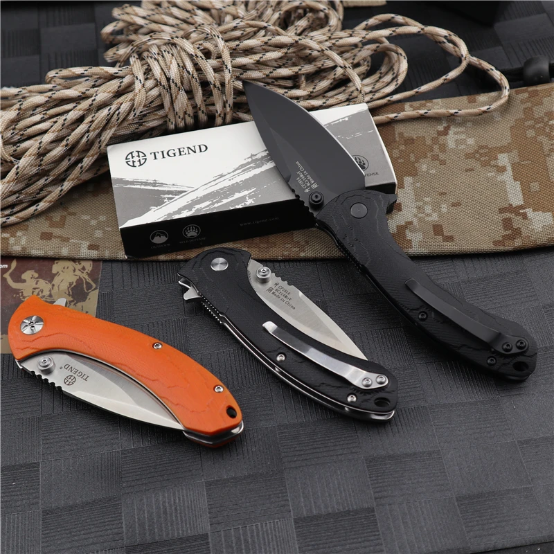 TIGEND G10 складной нож с лезвием тактические военные карманные ножи самооборона