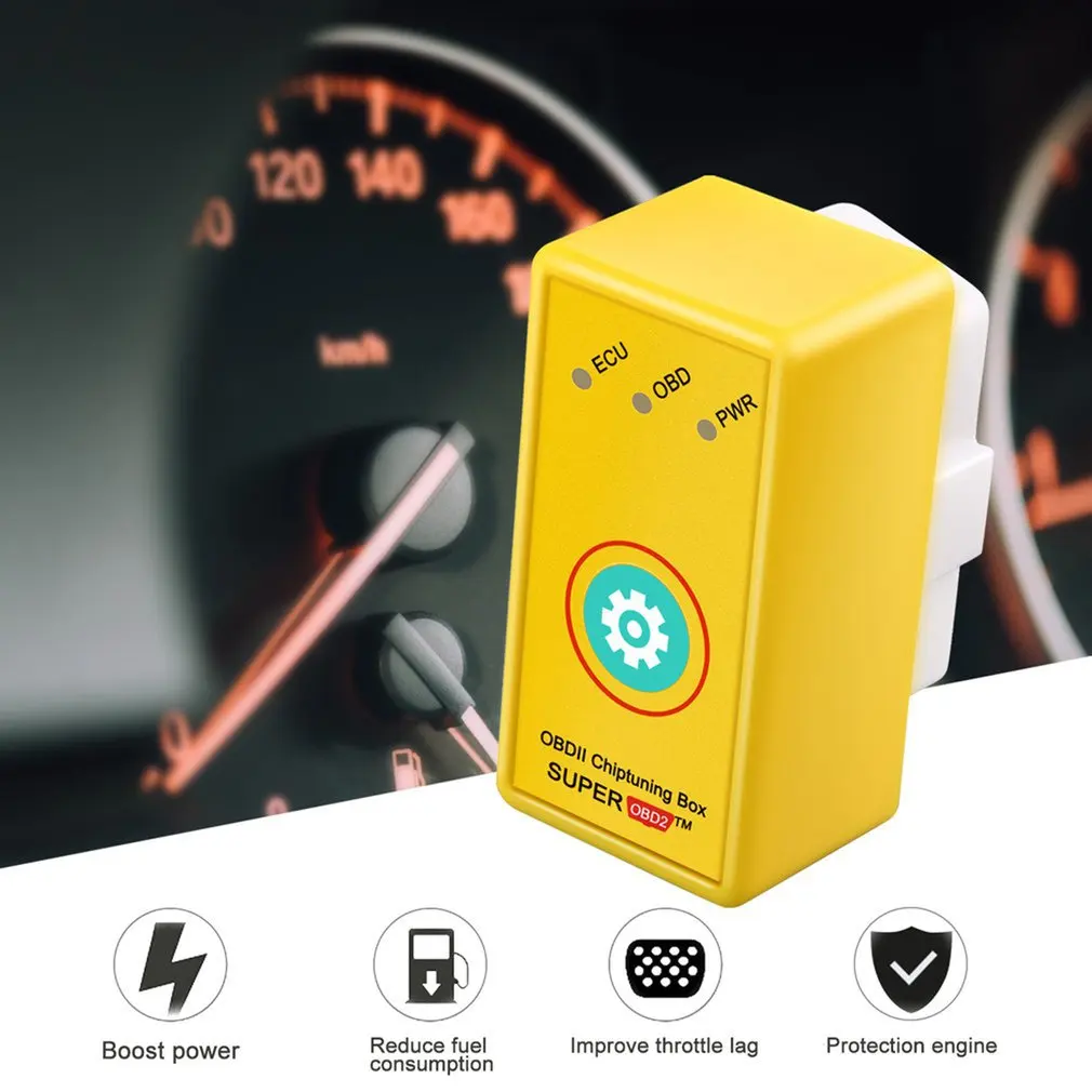 Новинка Супер OBD2 Nitro ECU чип тюнинг бокс штекер и привод интерфейс для бензиновых