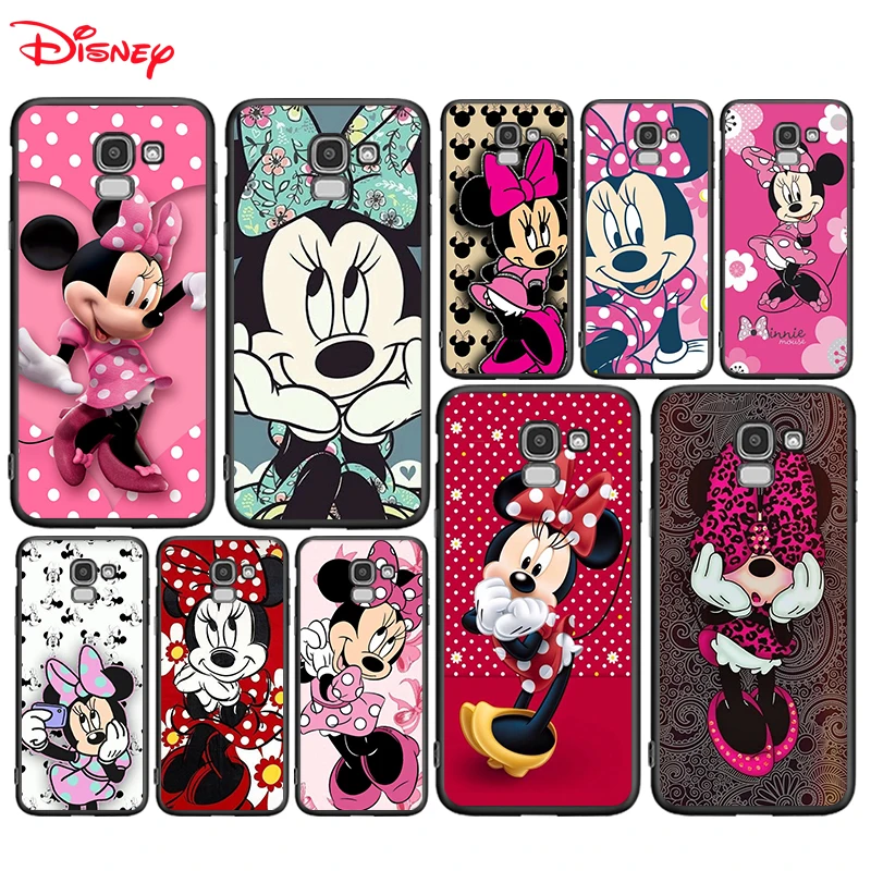 

Silicone Cover Disney Minnie Mouse For Samsung Galaxy J8 J7 Duo J6 J5 Prime J4 Plus J3 J2 Core 2018 2017 2016 Phone Case