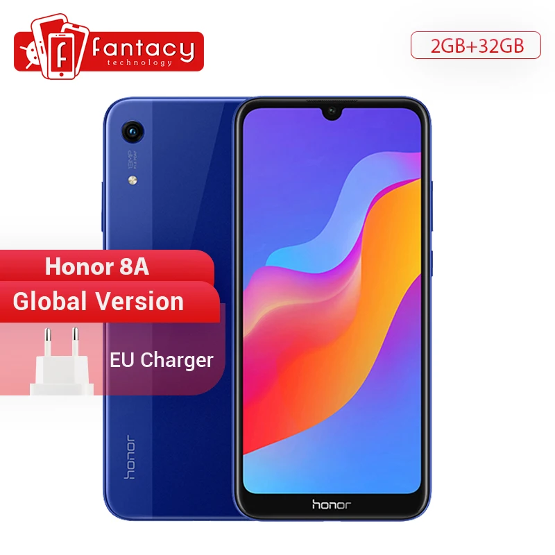 Глобальная версия Honor 8A смартфон 6 09 ''MTK MT6765 Восьмиядерный мобильный телефон