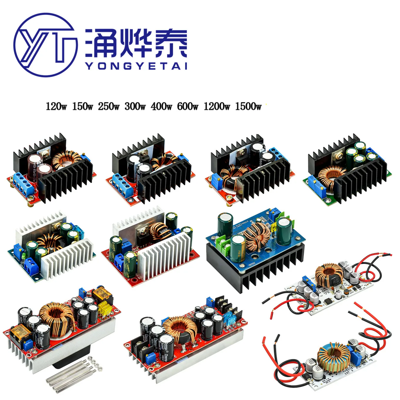 YYT DC-DC constant voltage constant current step-down boost module 120w150w250w300w400w600w1200w1500w