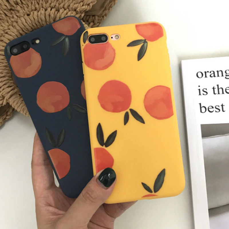 Литературный оранжевый чехол для телефона iPhone 11 XS Max SX XR матовый Силиконовый 7 8X6 6S