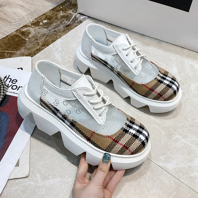 

Summer Lace-up Breathable Women Sandals Wedges Chunky Heels Height Increasing Paltform Female Ladies Shoes Zapatos De Mujer