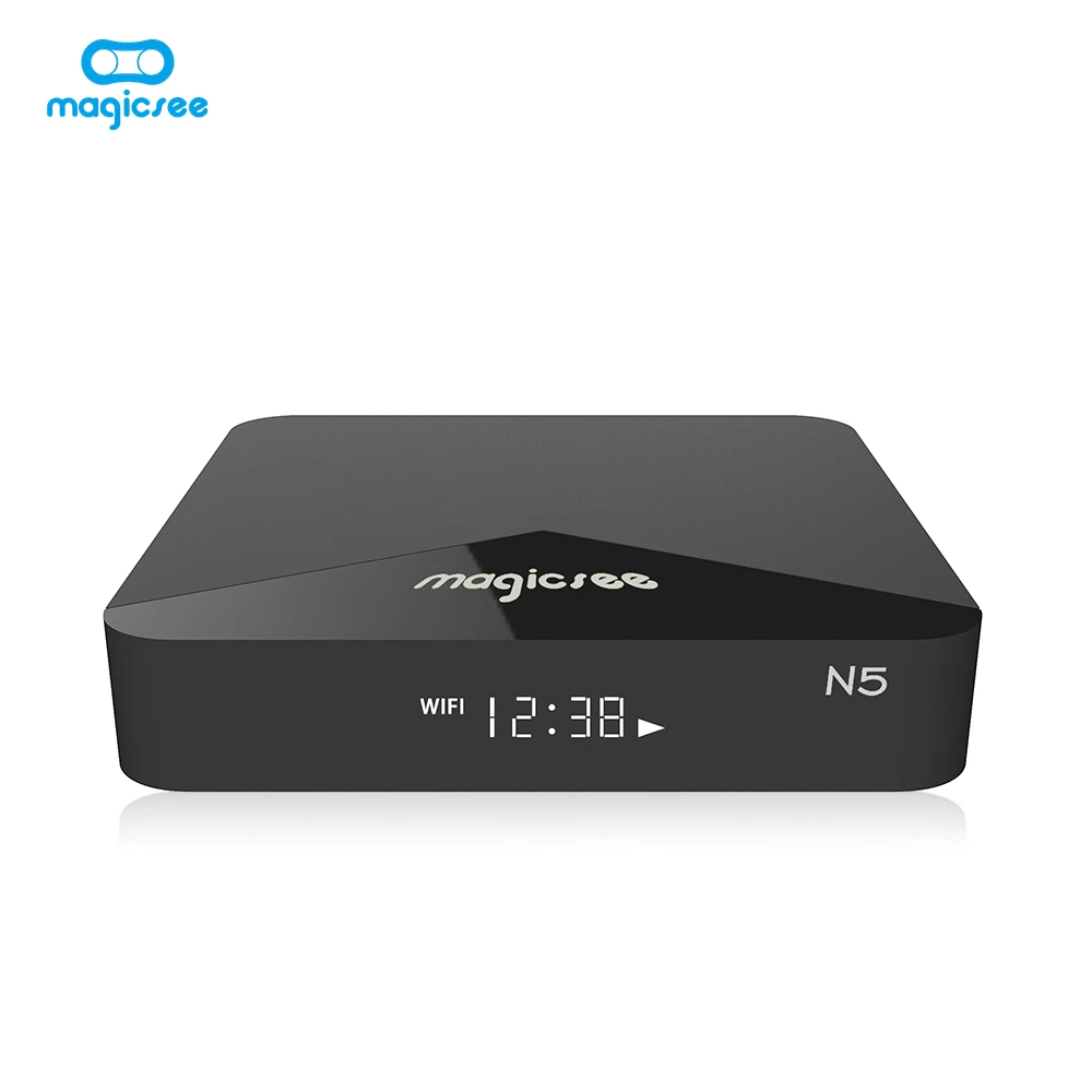 Amlogic S905X 64bit Quad Core STB 2 4G/5G Wi-Fi медиаплеер 4K N5 Android 9.0 ТВ-приставка | Электроника