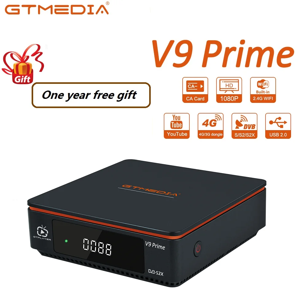 

DVB-S2/S2X-цифра спутниковый телевизионный ресивер GTMEDIA V9 премьер-обновлен GTmedia V9 супер встроенный WI-FI 1080P цифровой приемное устройство H.265 TV BOX