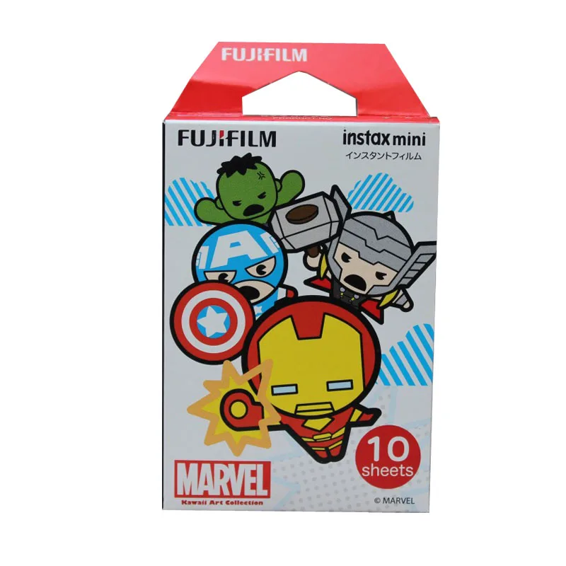 1 упаковка Minion Banana Fujifilm Instax Mini пленка для Mini 8 7s 7 50s 50i 90 25 dw Share SP-1 Polaroid мгновенная фотокамера - Цвет: marvel