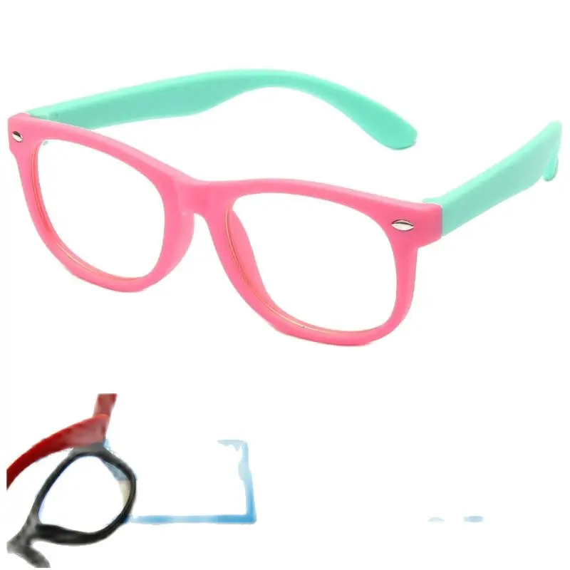 

Anti blue Light Kids Glasses Children Square Optical Frame Eyeware Boy Girls Square Computer Transparent Eyeglasses UV400