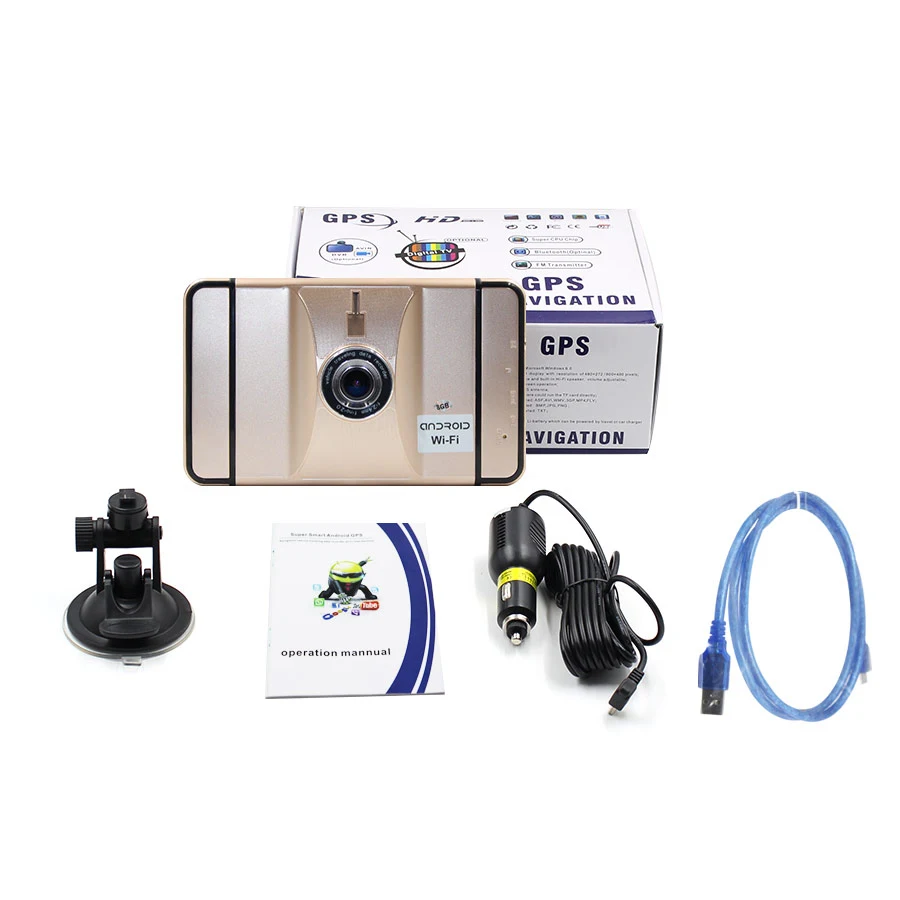 Anfilite 7 &quotAndroid автомобильный видеорегистратор dvr грузовик GPS навигатор 512 М 8 ГБ с