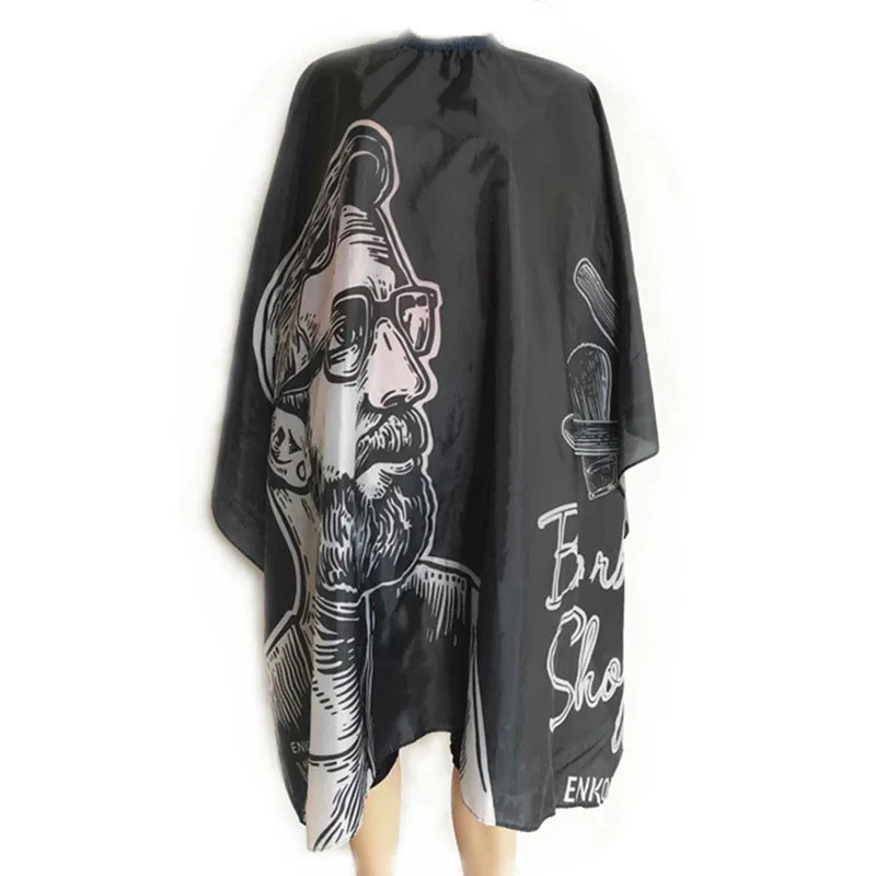 Парикмахерская Ткань для парикмахерской накидка с рисунком черепа фартук из