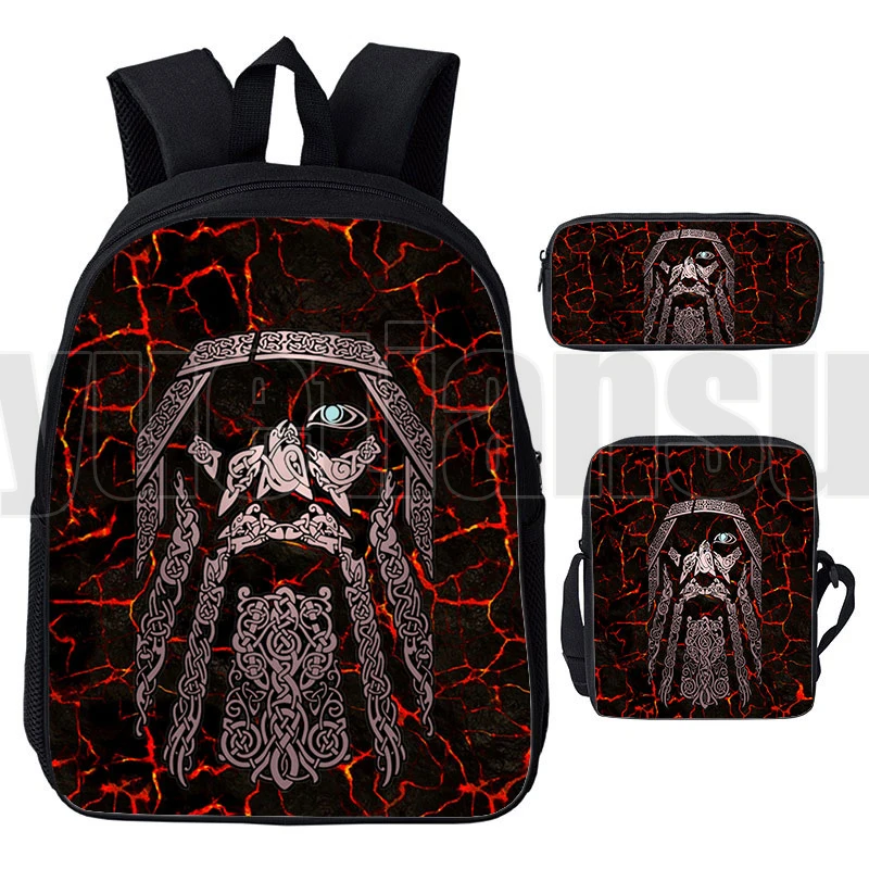 

Mochila Yggdrasil Norse Tree of Life Viking Symbol Backpack Knapsack 3D Print Schoolbags Pen Case Norse Myth Odin Bag Pack Men