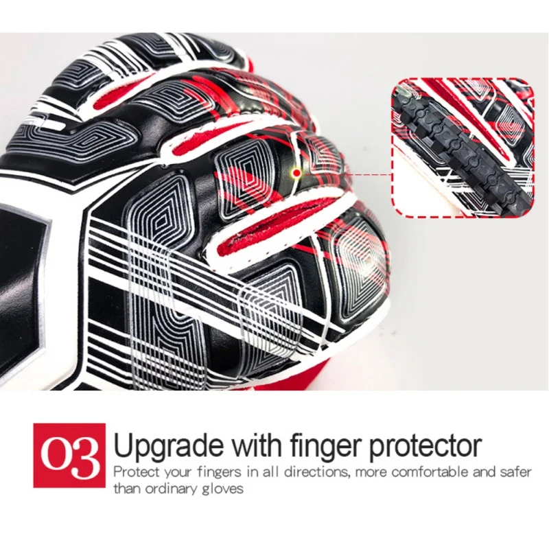 Kids Men's Soccer Gloves Professional Football Protection Keeper Adult Goalie Training Secure | Спорт и развлечения