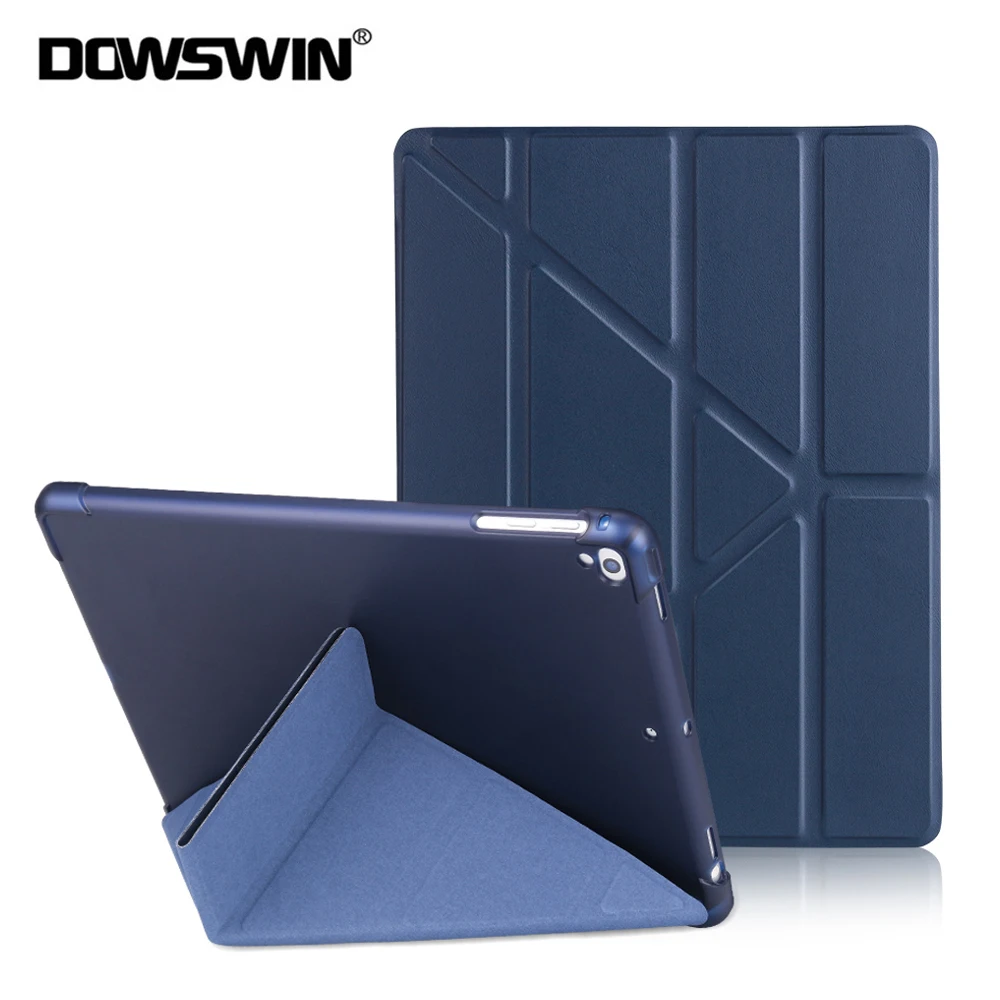 Кожаный чехол для ipad 9,7, умный чехол для ipad Air 2 1 5 6 Pro 9,7, силиконовый чехол для ipad 6 поколения с держателем для карандашей