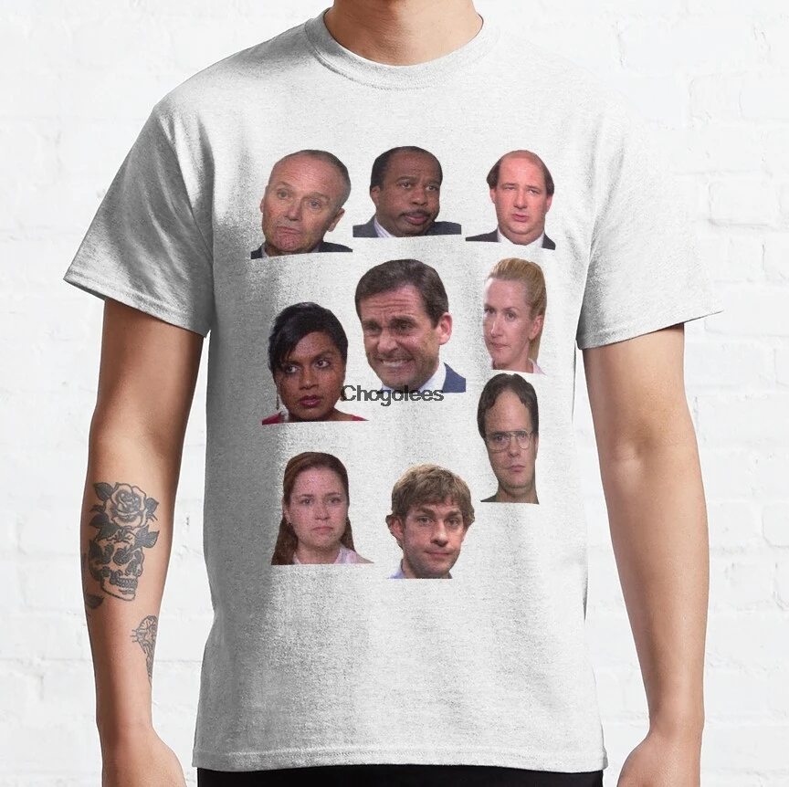 

Men Tshirt The Office some characters pack Women t shirt