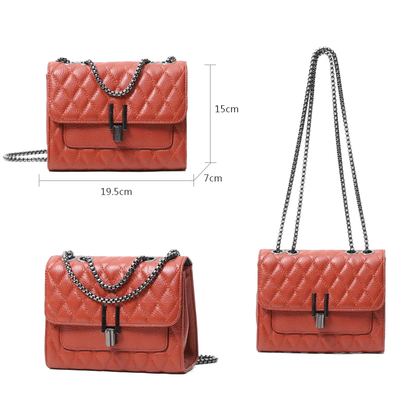 

Famous Brand Designe Women Handbag Genuine Leather Girls Fashion Crossbody Bags Female Shoulder Bag Luxury Ladies Messnger Bag