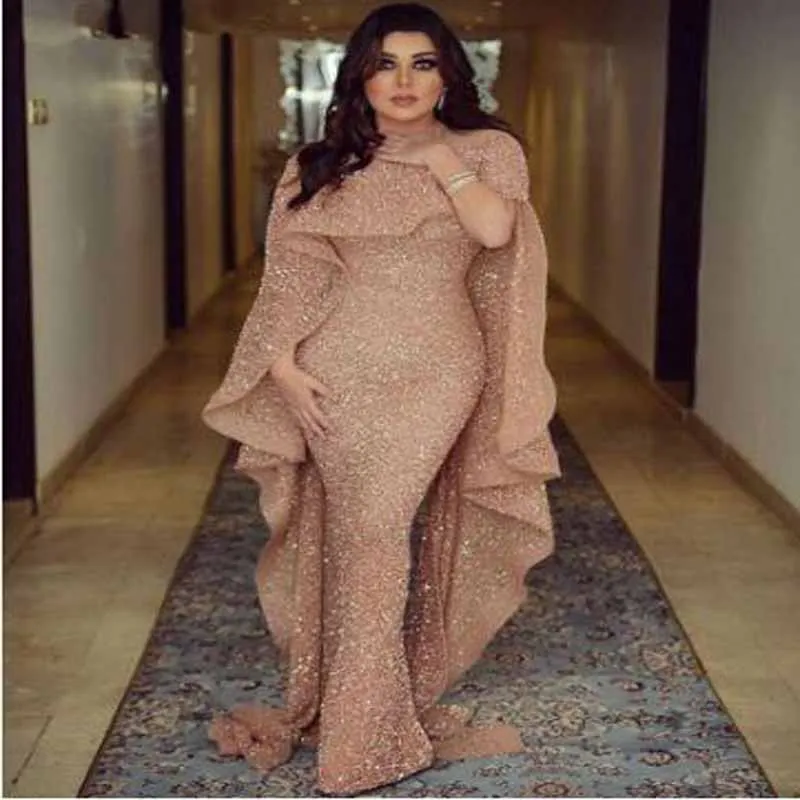 Простое вечернее платье-русалка без рукавов с блестками модное платье высоким