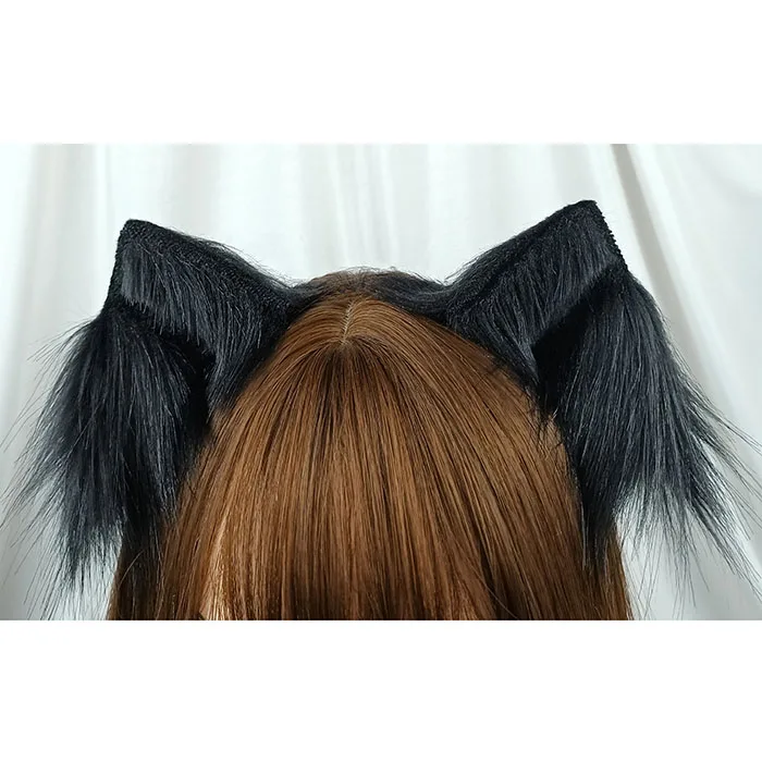 

The Cat ears lolita animal ears hair band harajuku lovely cos lolita head trim clip kc express gothic ears