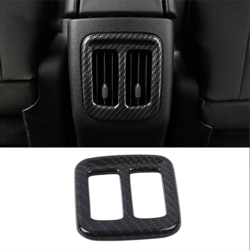

For Jeep Compass 2017 2018 2019 2020 Car Armrest Box Rear Air Conditioner Outlet Frame Cover Trim Interior Mouldings