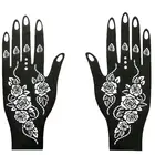 Новое поступление! Татуировка Шаблоны руки средства ухода за кожей стоп индийская хна трафареты для временной татуировки Kit Для Подушечка Для руки, ноги боди-арт наклейки для тела пай