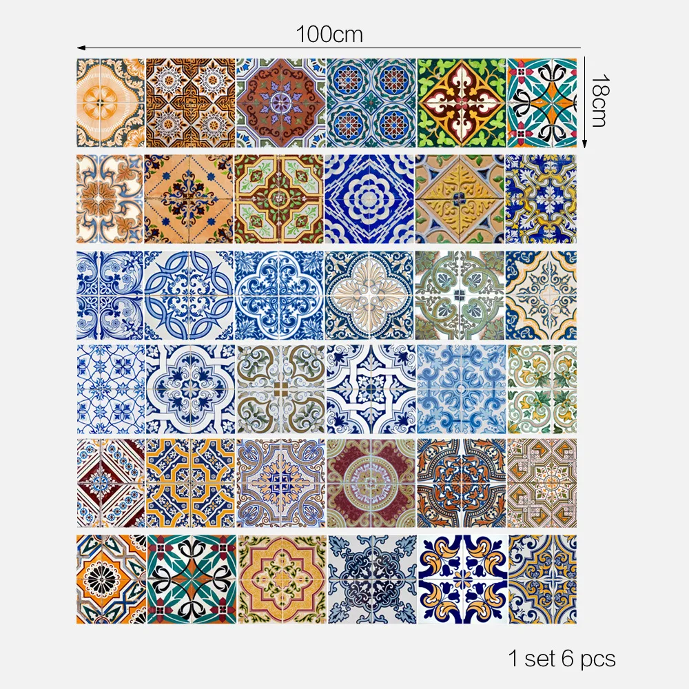 Самоклеящиеся 3D обои Funlife водостойкие для украшения плитки дома лестницы | Дом и