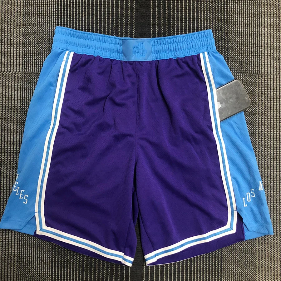 

Мужская впитывающая баскетбольная форма город Лос-Анджелеса 2021/22 года, баскетбольные шорты, спортивная одежда, Джерси