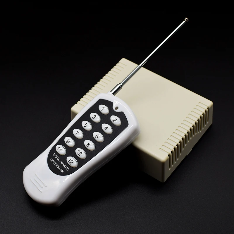 Релейный модуль 24 В постоянного тока 12 каналов беспроводной Радиочастотный