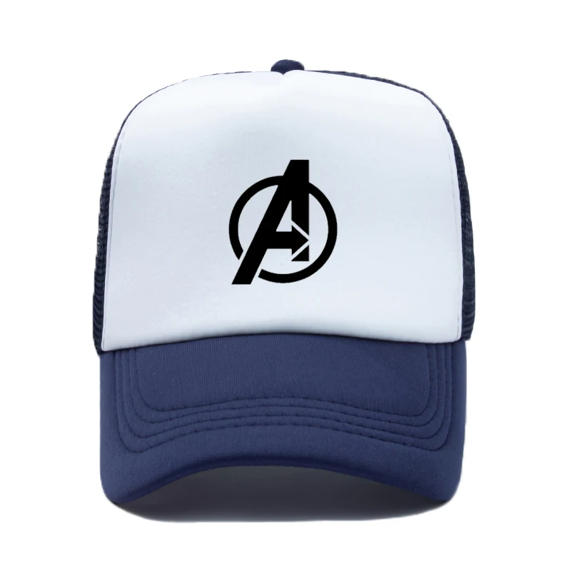 Сетчатая бейсболка кепка для папы с принтом Мстителей суперкепка Капитана