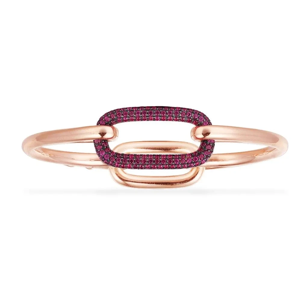 Модный шарм из стерлингового серебра копия 1:1 Реплика Бургундия цепь ссылка