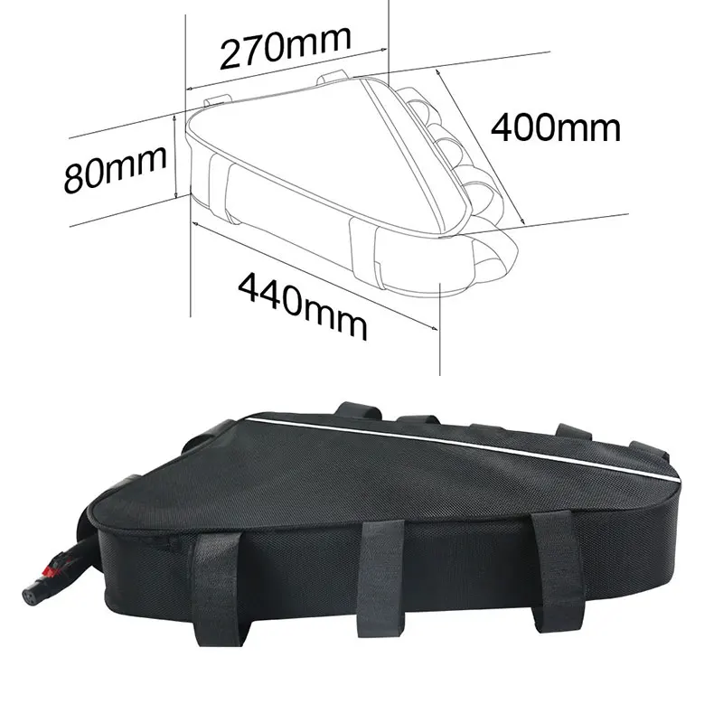 Мягкие треугольные Аккумуляторы для электровелосипеда 52 в 20 А · ч аккумуляторы
