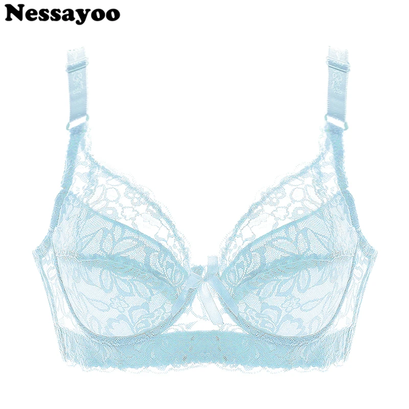 Бюстгальтеры пуш ап размера плюс ультратонкие сексуальные с полным покрытием