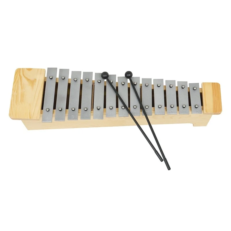 

Orff Percussion Instrument 13-tone Aluminum Piano Professional Playing Box Treble Hand Knocking on The Piano