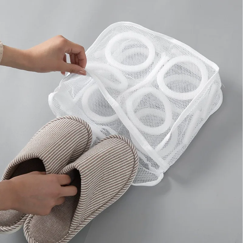 

1PC Shoes Washing Storage Airing Dry Tool Shoe Washing Storage Bag Mesh Bag Protective Organizer Household Washing Machine Bags