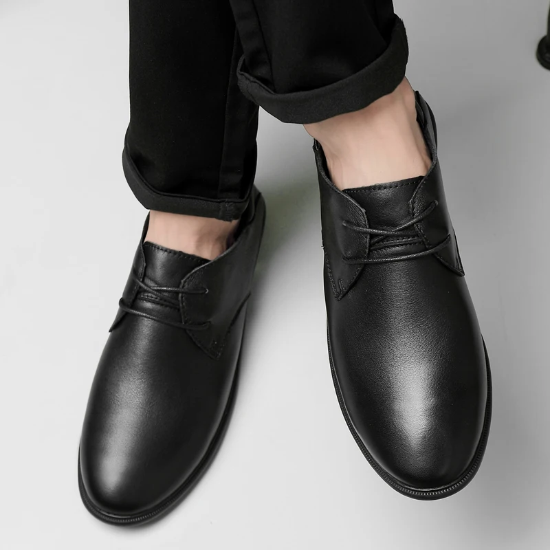 

Men Leisure Shoes Men Leather Casual Shoes Leisure 2020 Sport Mens Loafers New Breathable Fashion Sneakers Causal For Shoe Man
