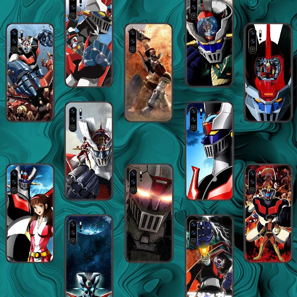 Mazinger Z Аниме чехол для телефона Huawei P Mate Смарт 10 20 30 40 Lite 2019 Pro Черный Магнитный Trend