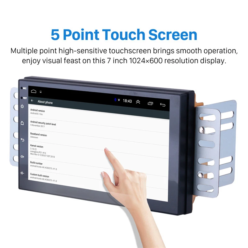 Универсальный Автомобильный мультимедийный плеер автомагнитола 2DIN на Android 9 1 2 Гб