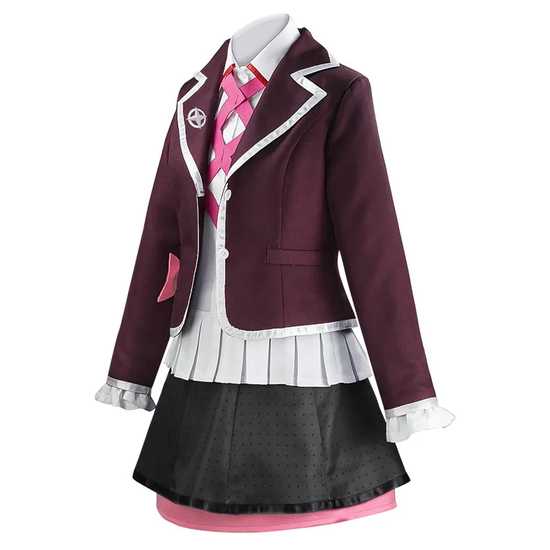 Костюм для косплея из аниме данганронпа V2 полный комплект пальто и парика