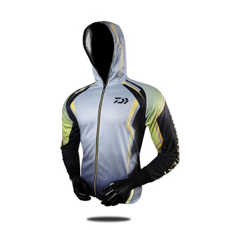 

2021 Daiwa Fishing Shirts Quick-Drying Dawa Fishing Clothing Breathable Anti-UV Sun Protection Shirt Coat Man Sport Clothes