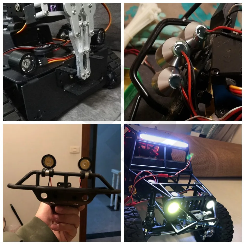 Высокий светильник Светодиодный точечный купольный для 1/5 1/8 1/10 RC автомобиля
